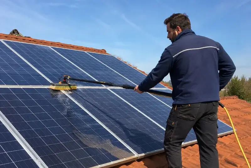 Nettoyage et entretien de panneaux solaires à Bargème